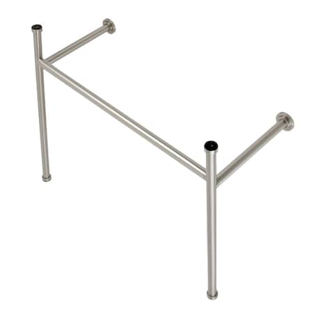 Fauceture Stainless Steel Console Sink Legs, Brushed Nickel VPB39178